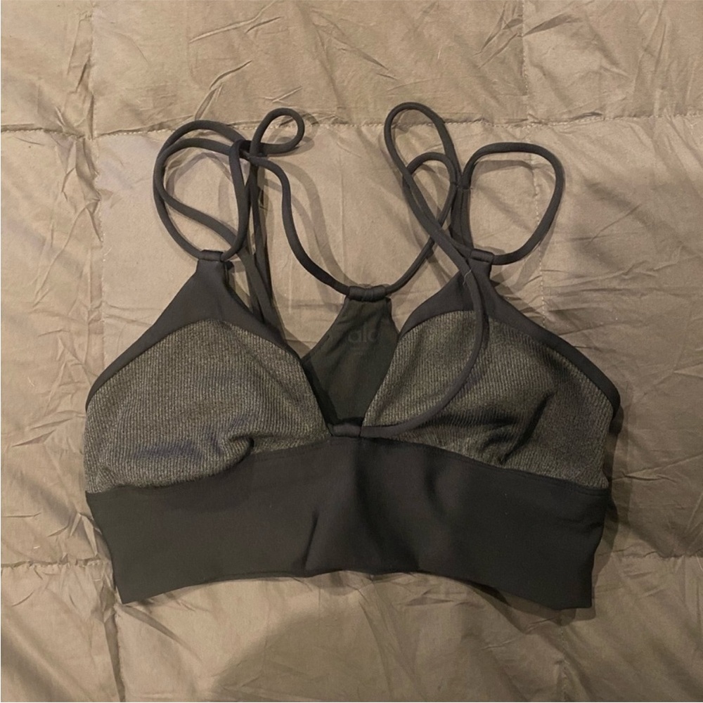 Stylish Black Strappy Bralette